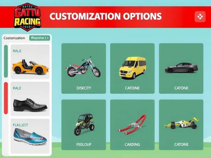 Gattu Racing Customization Options